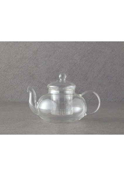 Mariza Borosilkat Süzgeçli Demlik Şeffaf