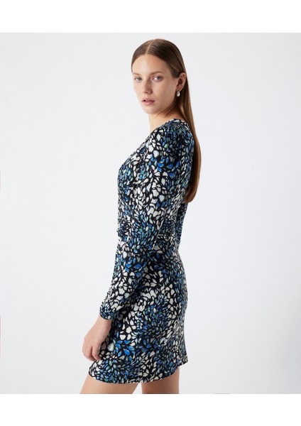 Desenli Mini Elbise modelleri