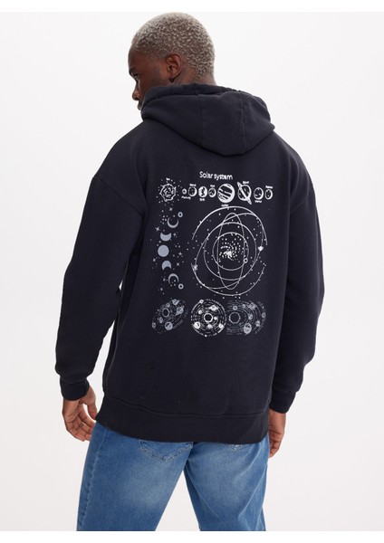 SOLAR Siyah HOODIE SWEATSHIRT