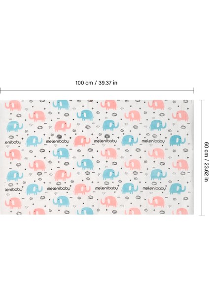 Meleni Baby 3'lü 60 Adet Çok Amaçlı Kullan At Su Geçirmez Bebek Bez Değiştirme Alt Açma Örtüsü