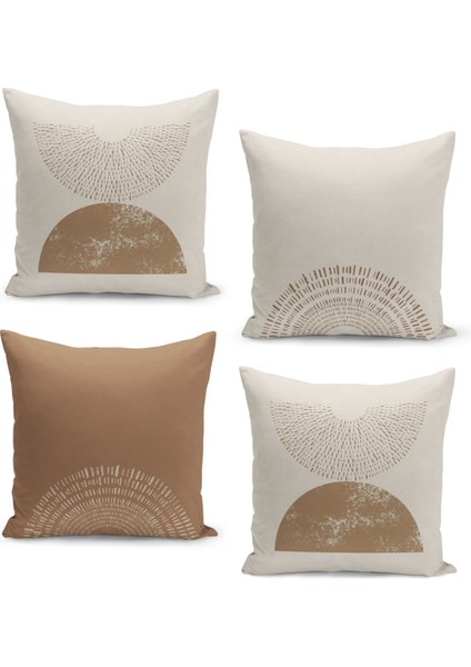 4'lü Kırlent Kılıf Seti Çift Taraflı Dijital Baskılı