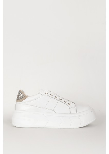 7961 Deri Kadın Sneaker
