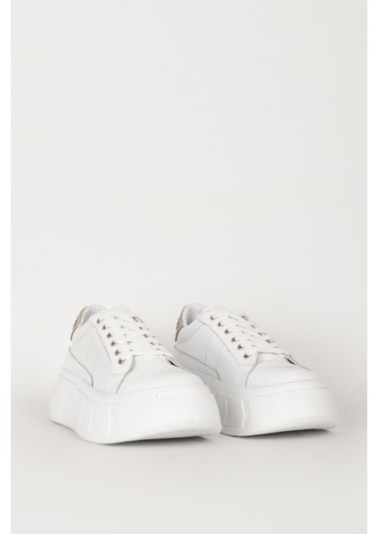 7961 Deri Kadın Sneaker