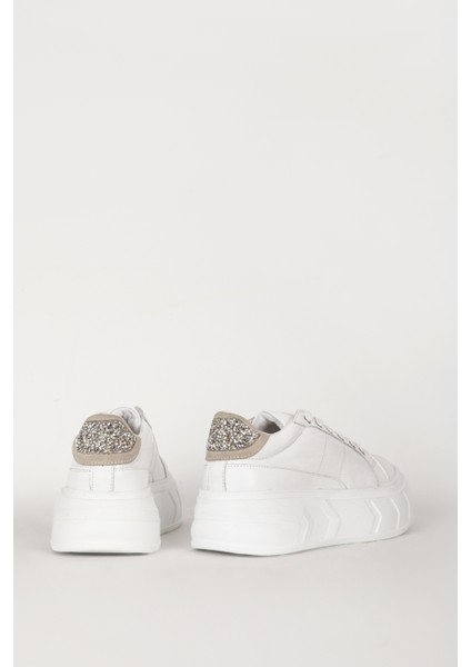 7961 Deri Kadın Sneaker