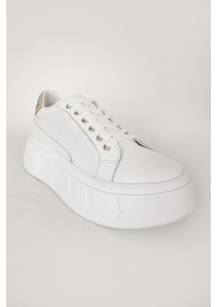 7961 Deri Kadın Sneaker
