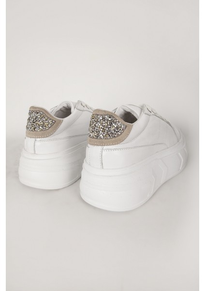 7961 Deri Kadın Sneaker