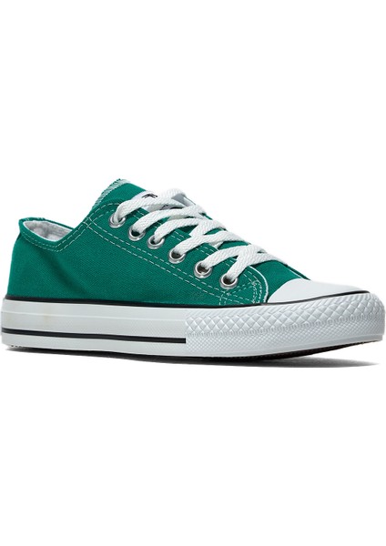 Unisex Yeşil Rahat Kalıp Sneaker Ayakkabı