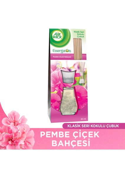 Air Wick Kokulu Çubuklar Pembe Çiçek Bahçesi Oda Kokusu 30 ml