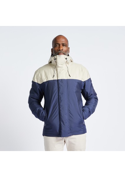 Tribord Erkek Yelkenli - Kalın Mont - Lacivert/Bej - Sailing 100