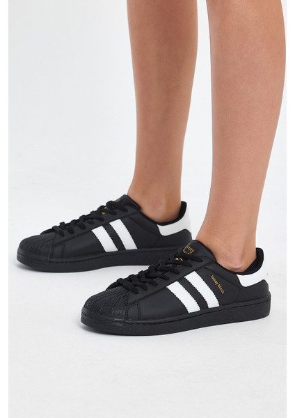 Unisex Siyah Rahat Kalıp Sneaker Ayakkabı fiyatları