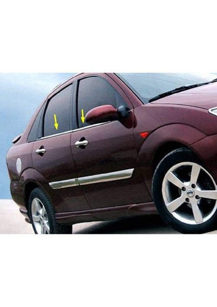Ford Focus 1 Sedan Krom Cam Çıtası 4 Parça 1998-2004 P. Çelik fiyatları