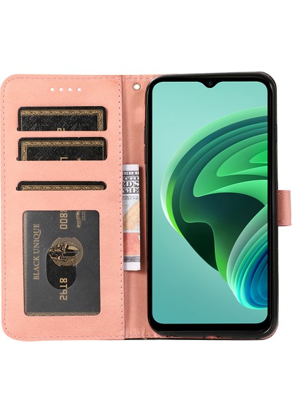 Xiaomi 13 Pro 5g Stand Kılıfı Cüzdan Telefon Şok Geçirmez Kapak-Siyah/gül Altın (Yurt Dışından)