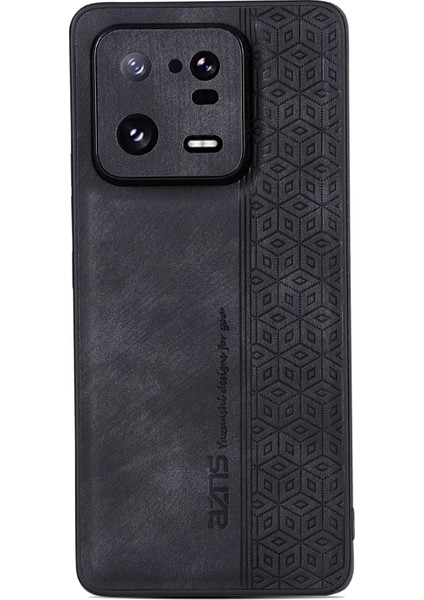Xiaomi 13 Pro 5g Şok Geçirmez Pu Deri+Tpu Telefon Kapağı Baskılı Desen Anti-Çizelge Cep Telefon Kılıfı-Siyah (Yurt Dışından) fiyatları
