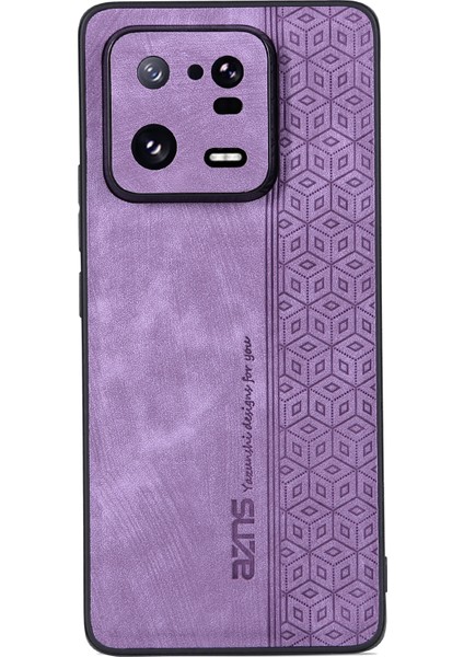 Xiaomi 13 Pro 5g Şok Geçirmez Pu Deri+Tpu Telefon Kapağı Baskılı Desen Anti-Çizelge Cep Telefon Kılıfı-Mor (Yurt Dışından) fiyatları