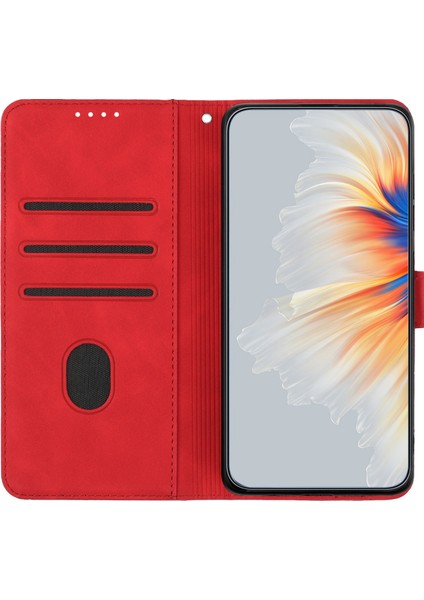 YX003 Xiaomi Için Telefon Kabuğu 13 5g Pu Deri Cüzdan Telefon Stand Kılıfı Baskılı Desen Manyetik Kapak-Kırmızı (Yurt Dışından) fiyatları