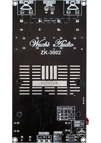 ZK-3002 TPA3255 Saf Arka Seviye Dijital Amplifikatör Kurulu Stereo 300W X2 Köprülü Mono 600W Amp Müzik (Yurt Dışından) modelleri