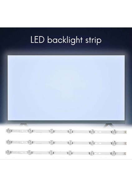 LED Arka Işık Şeridi 6 Lamba Lg 32 Inç Tv Innotek Drt 3.0 32 Inç -A/b 32MB25VQ 6916L-1974A 6916L-1981A 32LB5820 32LF580V 32LB5610 LC320DUE (Yurt Dışından)