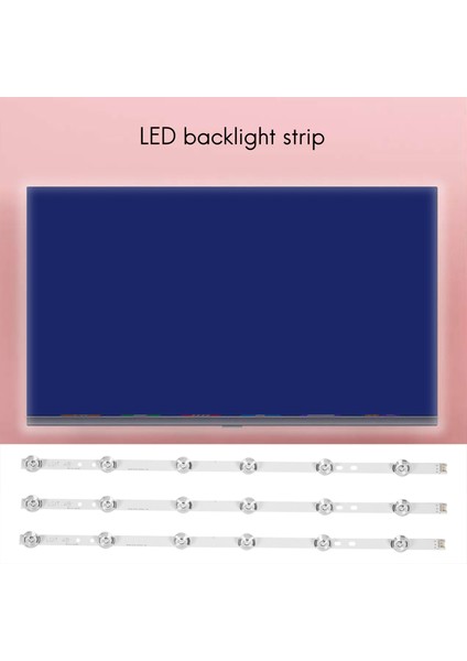 LED Arka Işık Şeridi 6 Lamba Lg 32 Inç Tv Innotek Drt 3.0 32 Inç -A/b 32MB25VQ 6916L-1974A 6916L-1981A 32LB5820 32LF580V 32LB5610 LC320DUE (Yurt Dışından)