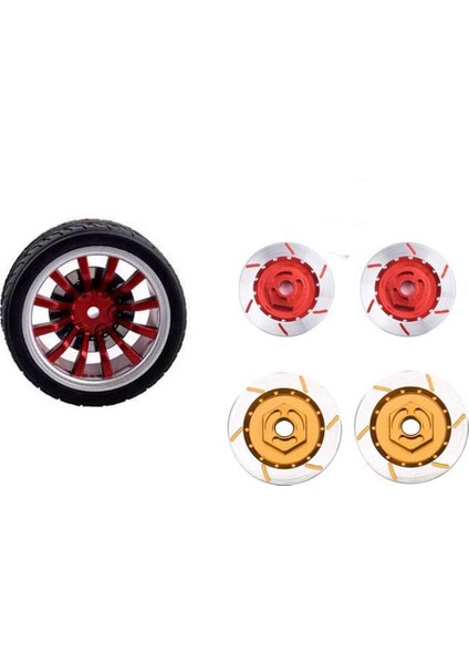 Rc Model Araba Alüminyum Alaşımlı Fren Diski 1/10 Düz Spor Araba Hub 12MM Çoğaltıcı Fren Diski, D3/d4 HSP94123 Tamıya, Kırmızı (Yurt Dışından) fırsatları
