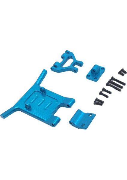 Wltoys Için 1/12 124016 124018 Uzaktan Kumanda Araba Yedek Parçaları Metal Yükseltme Ön Koruyucu Bar, Mavi (Yurt Dışından)