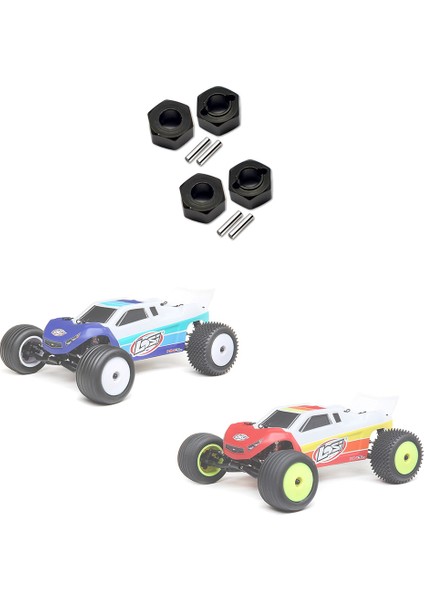 4 Adet Metal Tekerlek Altıgen Göbek Adaptörü Birleştirici Losı 1/18 Mini-T 2.0 2WD Stadyum Kamyon Rc Araba Yükseltme Parçaları, 1 (Yurt Dışından)