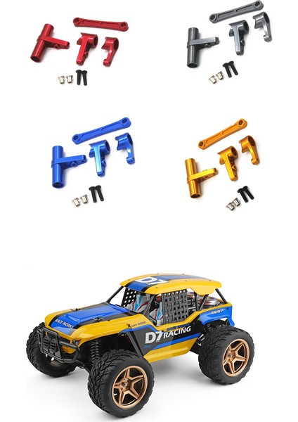 Wltoys 104009 12402-A Rc Araba Için Metal Direksiyon Bileşenleri Yükseltme Parçaları Aksesuarları, Mavi (Yurt Dışından) indirimleri