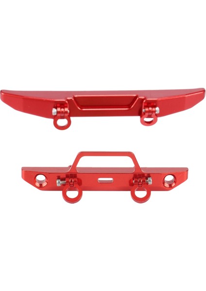 Eksenel SCX24 AXI00005 Jeep Gladyatör 1/24 Rc Paletli Araba Yükseltme Parçaları Için Çekme Kancalı Metal Ön ve Arka Tampon, 1 (Yurt Dışından)