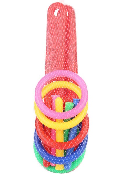 Halka Atma Oyunu Quoits Hoopla Set Quiots Mandal Halat Hedef Çocuk Partisi (Yurt Dışından)
