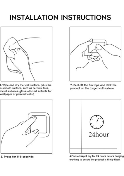 Banyo Için Kendinden Yapışkanlı Yuvarlak Havlu Askısı, Paslanmaz Çelik Siyah (Yurt Dışından) fiyatları