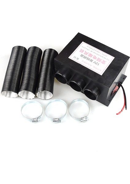 12V 3 Bağlantı Noktalı Oto Isıtıcı Buz Çözücü Evrensel Dc Araç Kamyon Isıtıcısı (Yurt Dışından)