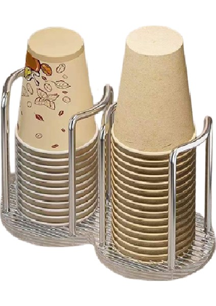 Bardaklık Bardak Organizatör Depolama Parti Bardağı Dispenseri, 23X13CM B (Yurt Dışından)