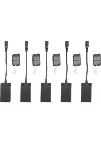 Duman Sis Makinesi Dj Sahne Için 5 Adet 3 Pin Xlr Kablosuz Rc Alıcı (Yurt Dışından)