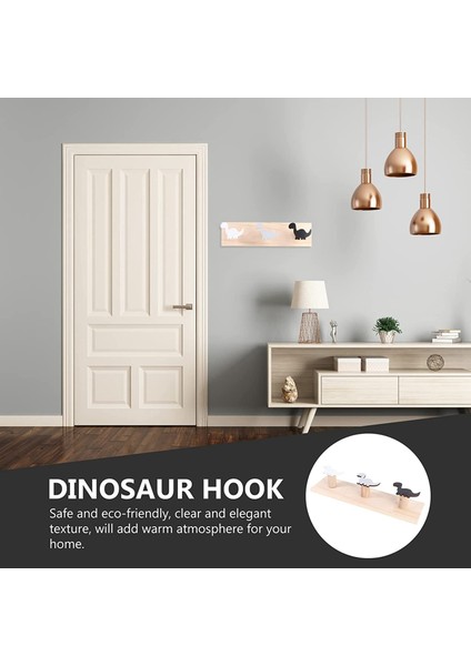 Adet Çocuk Dinozor Duvara Monte Kancalar Boys Yatak Odası Süslemeleri C (Yurt Dışından)