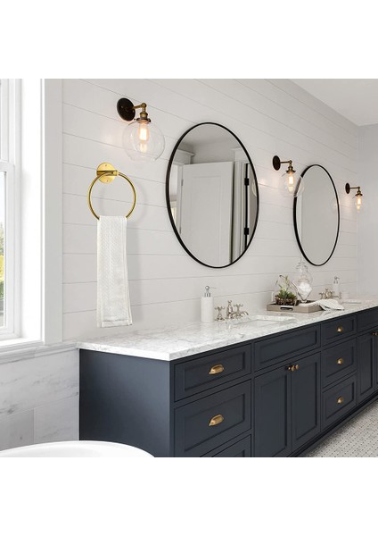 Yuvarlak Havluluk Banyo, Kendinden Yapışkanlı Delgeçsiz Montaj (Altın) (Yurt Dışından) modelleri