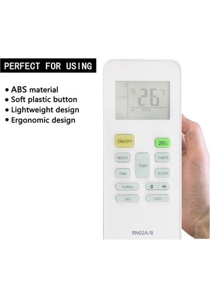 Midea Klima RN02A RN02B Için Klima Uzaktan Kumandası (Yurt Dışından) fırsatları