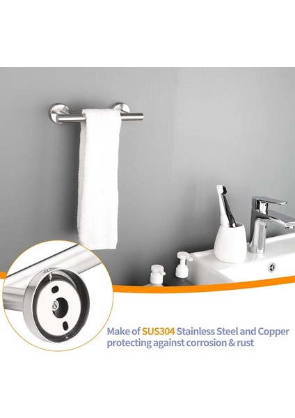 Havlu Çubuğu, Banyo Gümüşü Için 9 Inç Mat Siyah Tekli Havlu Askısı (Yurt Dışından) modelleri