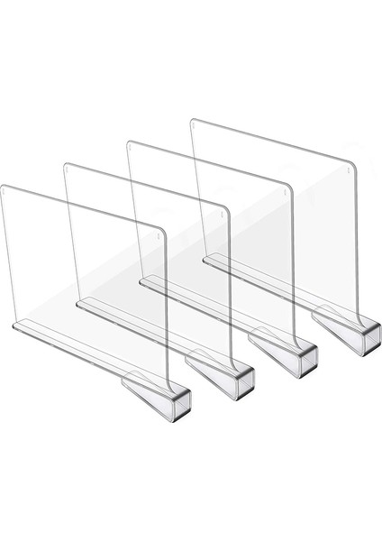 Yatak Odası Şeffaf Bölme, Ofis Raf Düzenlemesi (4'lü Paket) (Yurt Dışından)