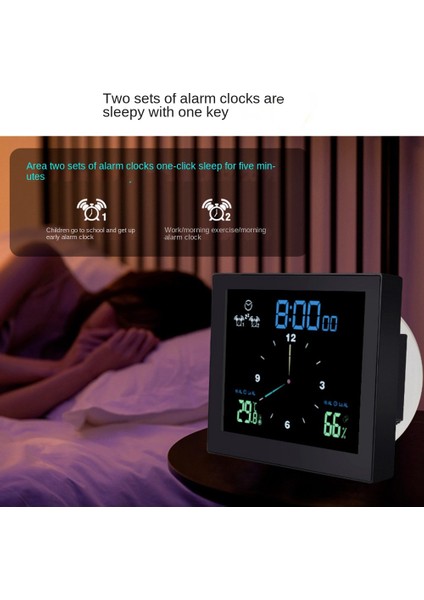 Banyo Su Geçirmez Duvar Saati Duş Saatleri Zamanlayıcı Siyah (Yurt Dışından) fiyatları