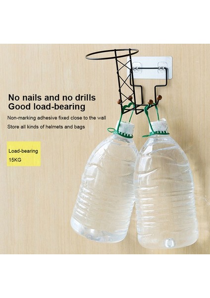 Duvara Monte Motosiklet Kaskı Tutacağı 4 Mont Şapka Kancası - Beyaz (Yurt Dışından) fırsatları