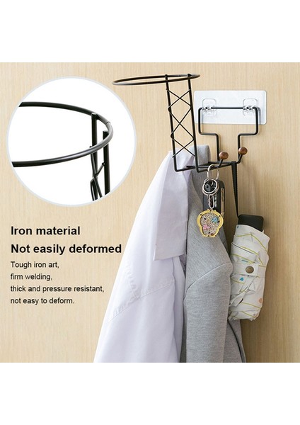 Duvara Monte Motosiklet Kaskı Tutacağı 4 Mont Şapka Kancası - Beyaz (Yurt Dışından) indirimleri