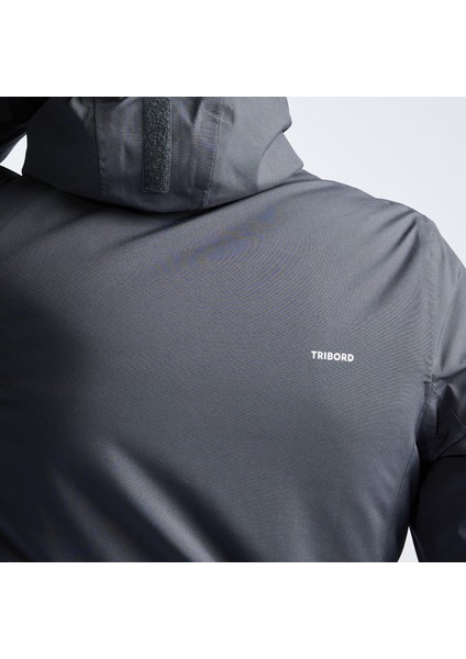 Tribord Erkek Yelkenli Yağmurluğu - Koyu Gri - Sailing 500 indirimleri