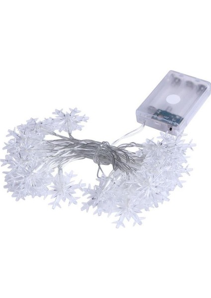 20LED Kar Tanesi Dize Işık Noel Garland Peri LED Top Işık (Yurt Dışından)