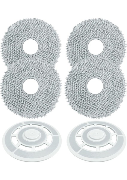 Roborock Q Revo Robotik Süpürge Için Braketli Paspas Bezi Pedi (Yurt Dışından)