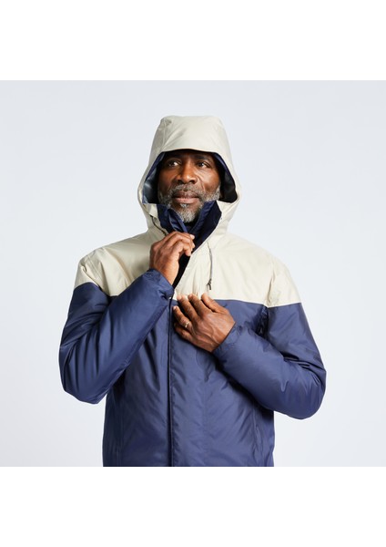 Tribord Erkek Yelkenli - Kalın Mont - Lacivert/Bej - Sailing 100 fiyatları