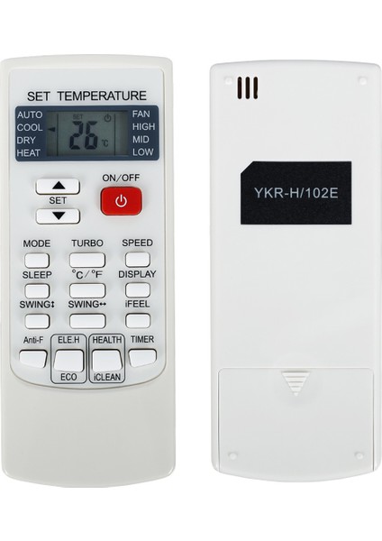 Aukia YKR-H/102E Için Klima Uzaktan Kumandasının Değiştirilmesi (Yurt Dışından)
