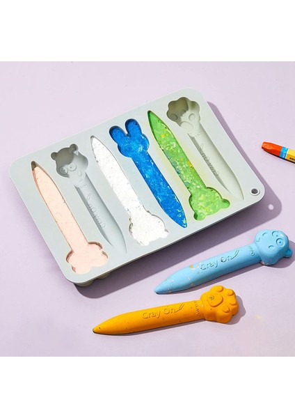 4 Paket Çeşitli Mum Boya Kalıp Boşlukları 3D Mum Boya Silikon Kalıp Üçgen Mum Boya Kalıp Silikon Çikolata Yapımı Kalıp (Yurt Dışından)