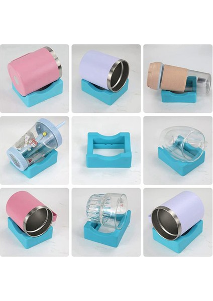 Tumbler Crafting Için Küçük Silikon Bardak Beşiği - Vinil Çıkartma (Yurt Dışından) modelleri