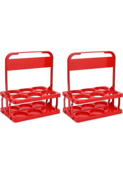 Katlanabilir Plastik Içecek Taşıyıcı, 2'li Paket Kırmızı Içecek Taşıyıcı (Yurt Dışından) fiyatları