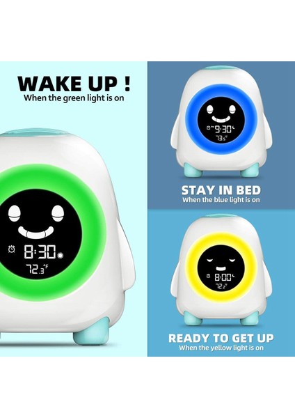 Çocuklar Için Çalar Saat, Çocuklar Için Çalar Saat, Uyanmaya Hazır Uyku Eğitmeni (Yurt Dışından) indirimleri