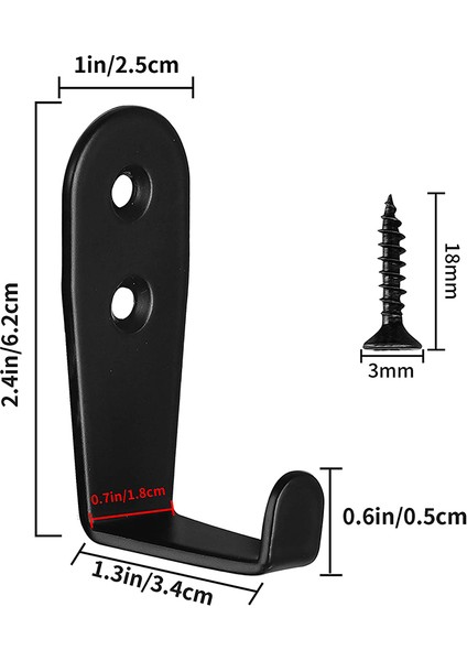 Duvar Kancaları 12 Parça, Ceket Askısı Garaj Kancası Tek Askı Ağır Hizmet Tipi (Yurt Dışından) modelleri